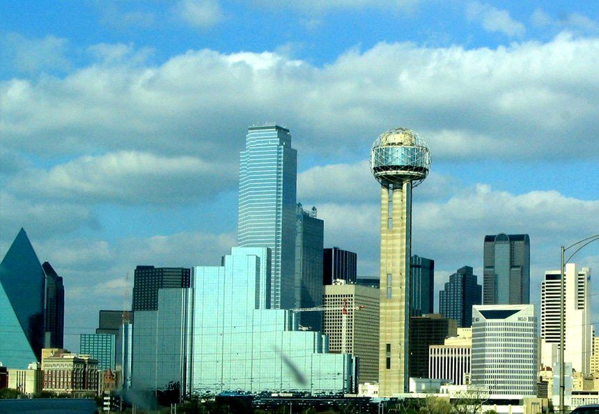 Texas View of City