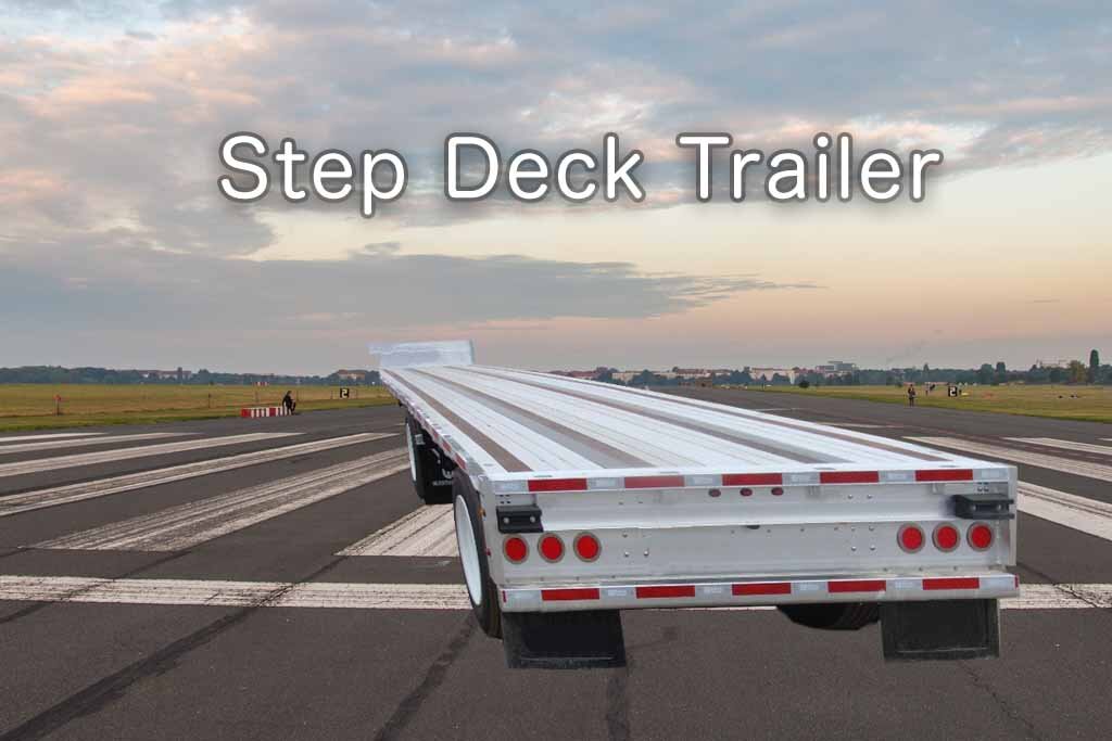 step deck trailer - truck transport